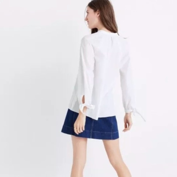 Madewell Oversized White Pop Over - Picture 6 of 8